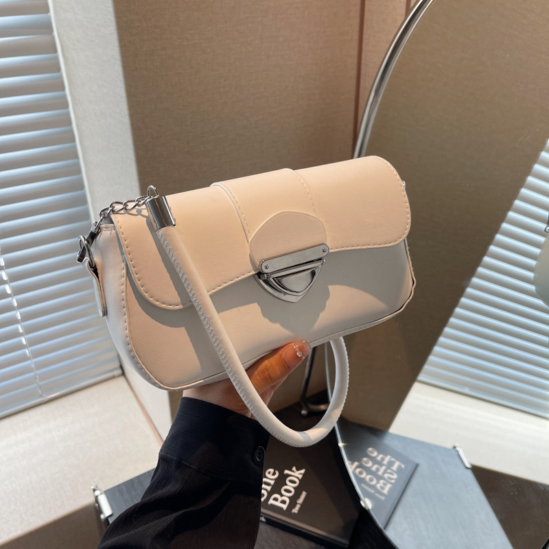 2024 New Trendy Spring and Summer Retro Crossbody Bags Western Style Casual Bags Women’s Niche Design Solid Color Single Shoulder Small Square Bag