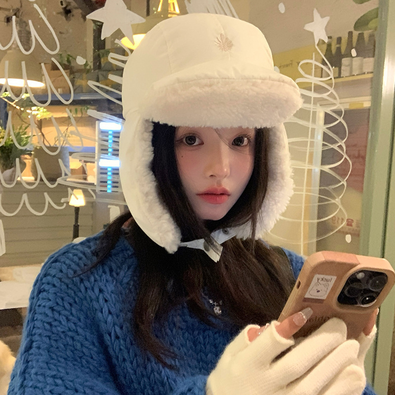 Liangfang 2024 new ear protection Northeast Lei Feng hat thickened children's winter warm plush anti-cold skiing