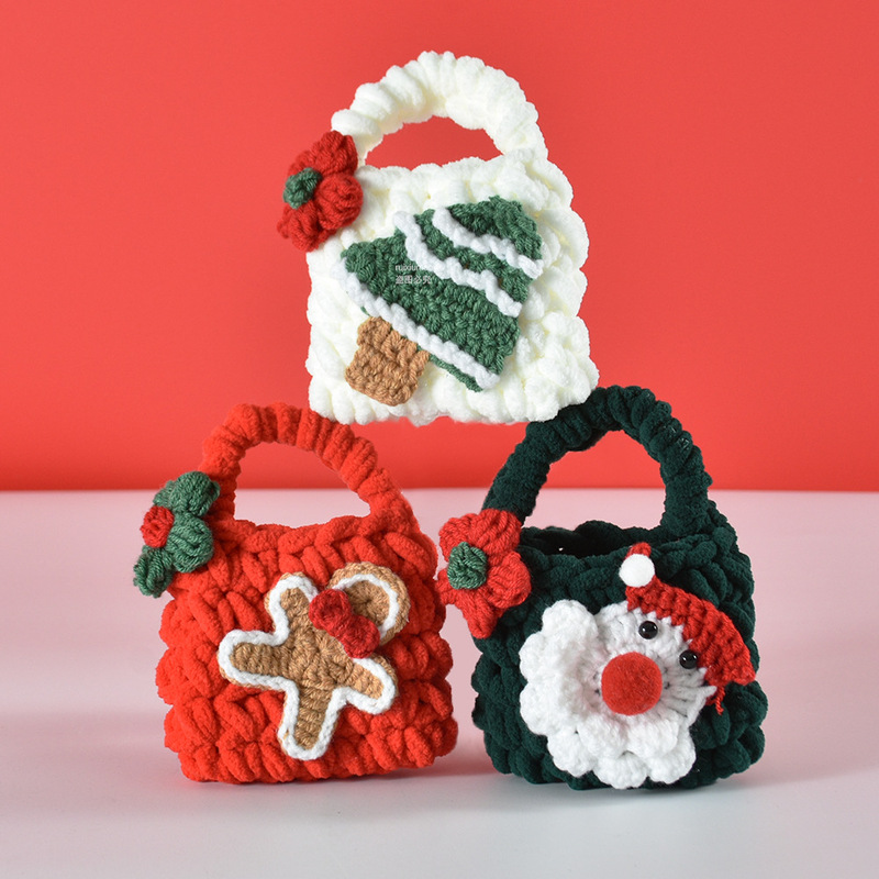 Autumn and winter hand-woven wool earphone bag Christmas gift Apple bag AirPodspro 2nd and 3rd generation protective cover