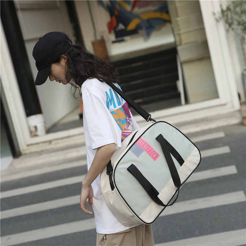 Travel bag for women, small, lightweight, short-distance outing, portable sports and fitness storage bag, men's internet celebrity large-capacity luggage bag