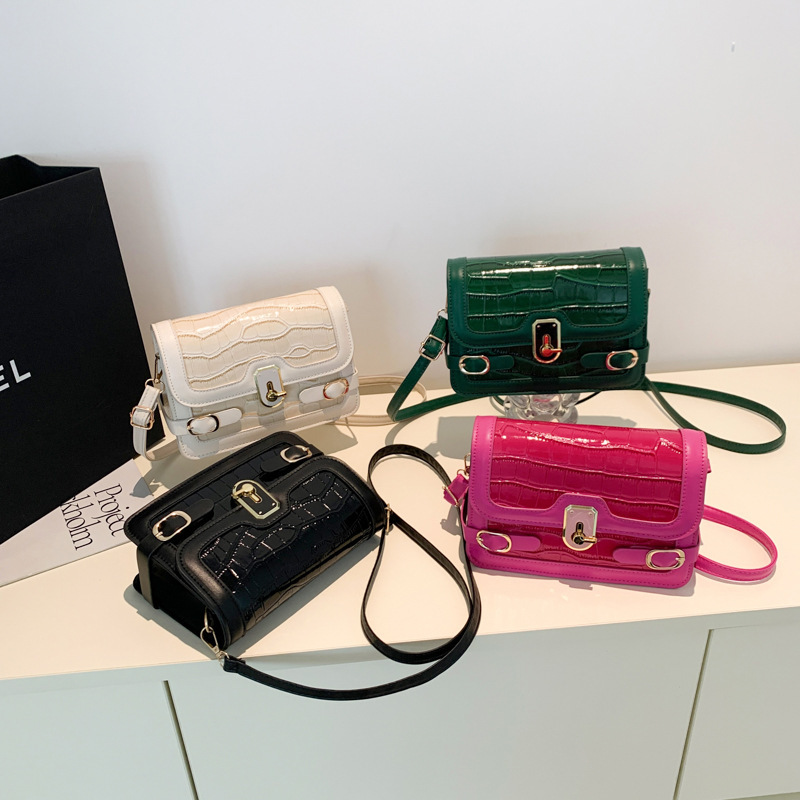 Casual popular small bag for women spring and summer new fashion texture one-shoulder crossbody bag hand 2024 spring new bag