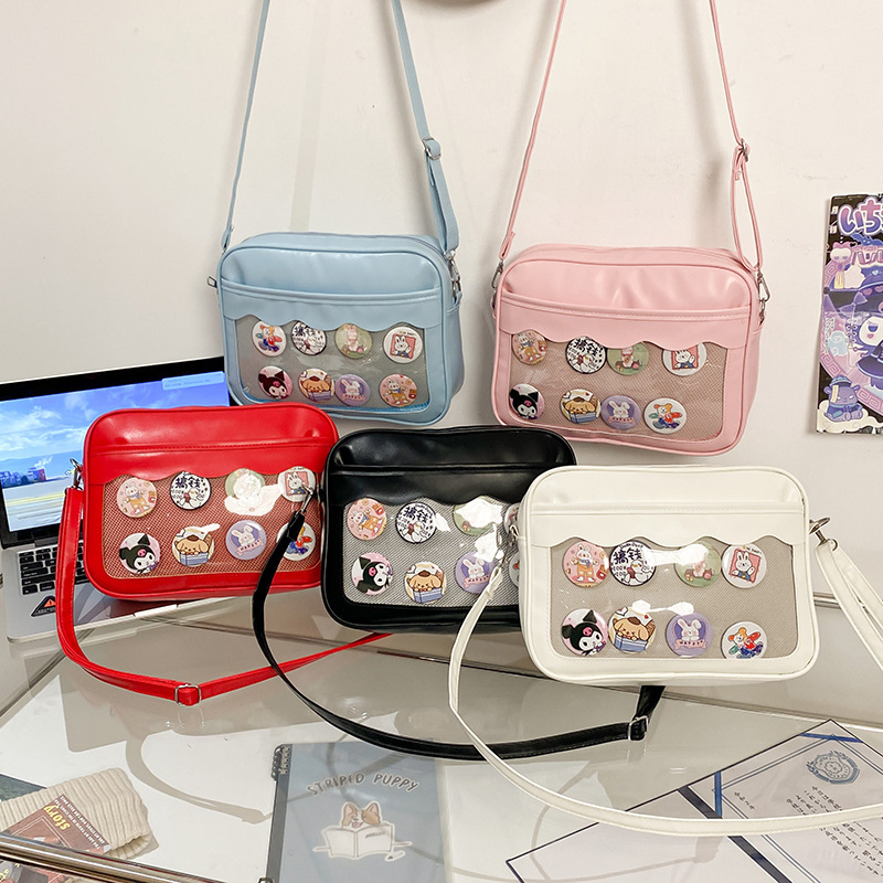 Japanese Pain Bag 2024 New Small Square Bag Trendy Fashion Women's Bag Personalized Shoulder Bag Crossbody Bag Foreign Trade Cross-Border