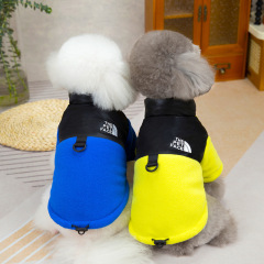 Pet Clothes Autumn and Winter New Pet Clothing Dog Clothes Teddy Cat Clothes 24 Trendy Brand Spliced ​​Cotton Clothes
