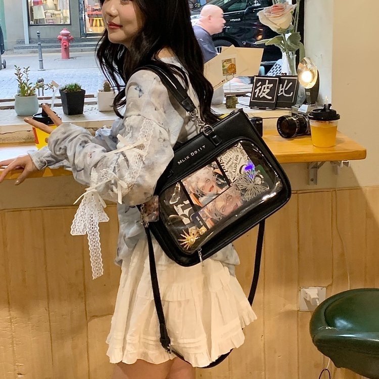 2024 new original small square bag bar bag large capacity small food size bag Japanese sweet portable crossbody bag