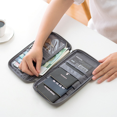 Dream Journey Passport Bag Waterproof Portable Document Storage Bag Multifunctional Cationic Card Holder Handheld Document Bag