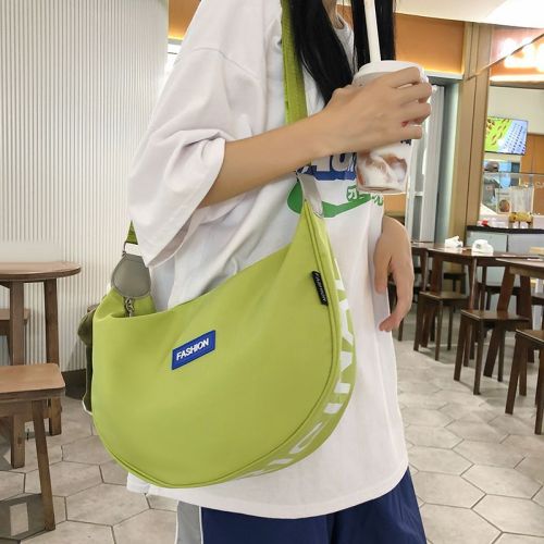 Crossbody bag for women, large-capacity dumpling bag, junior high school student handbag, tutoring bag, women's shoulder bag