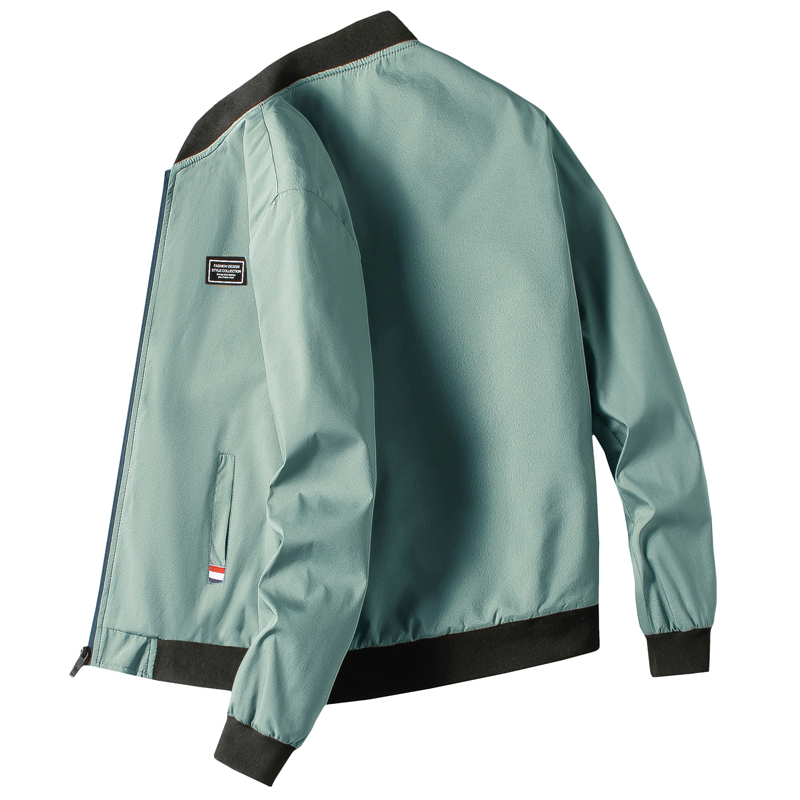 Running size small square jacket men's stand collar autumn coat jacket