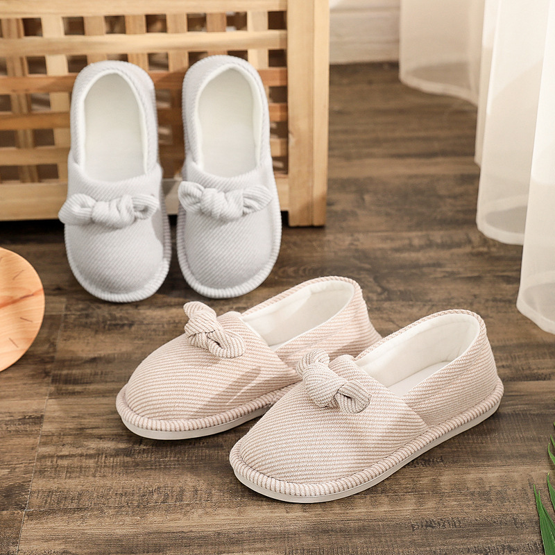 Confinement shoes, soft-soled bags and thick-soled breathable home cotton slippers