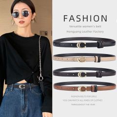 Belt Women's Simple Belt Versatile Skirt Casual Fashion Decorative Ins Style Leather Jeans