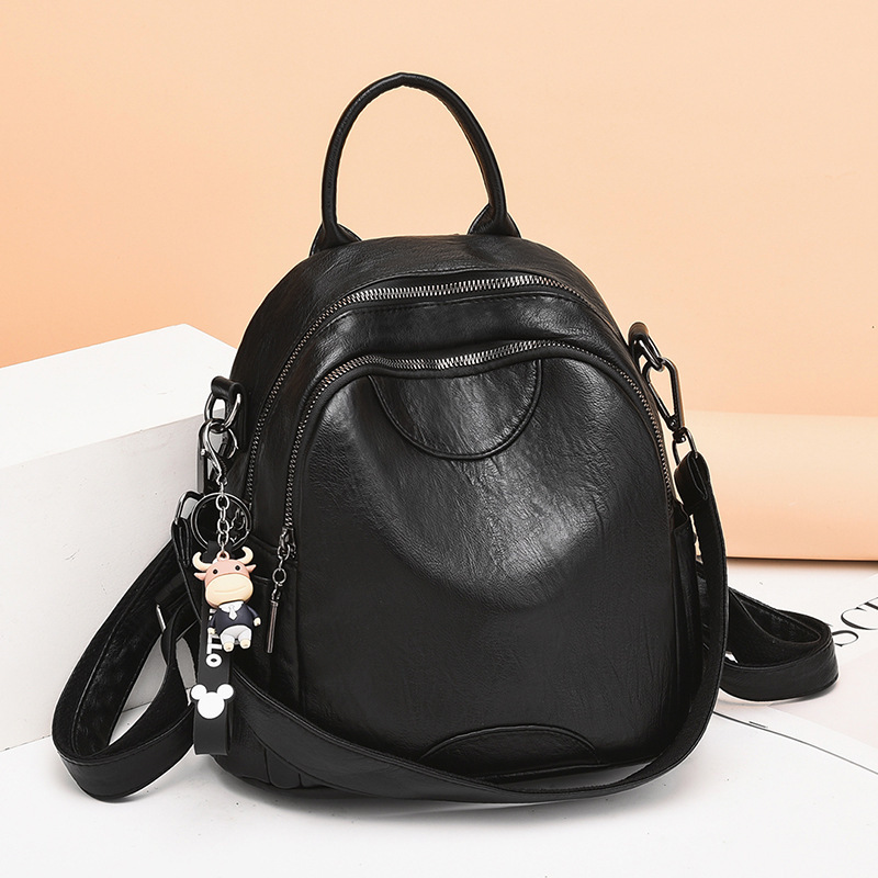 Backpack women's new trendy Korean version women's backpack versatile travel school bag small bag women's large capacity student bag