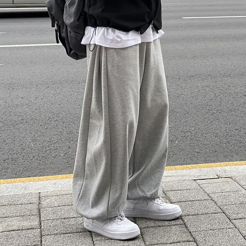Spring sports pants men's loose guard pants trend students falling casual pants