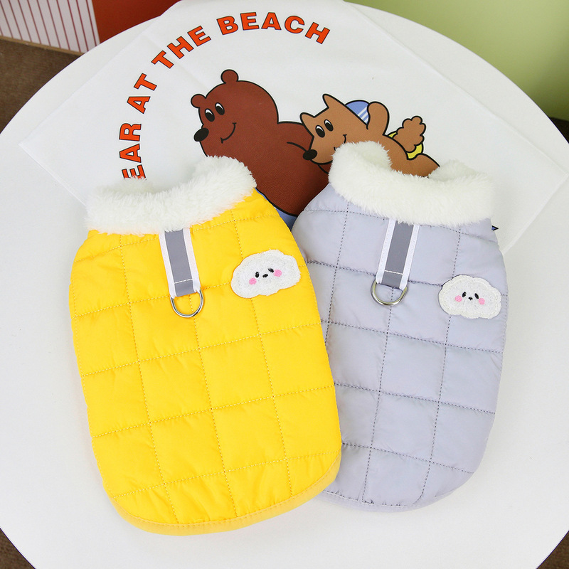 Cat Clothes Pet Clothes Dog Clothes Pets Clothes Pets Large Checkered Cotton Vest
