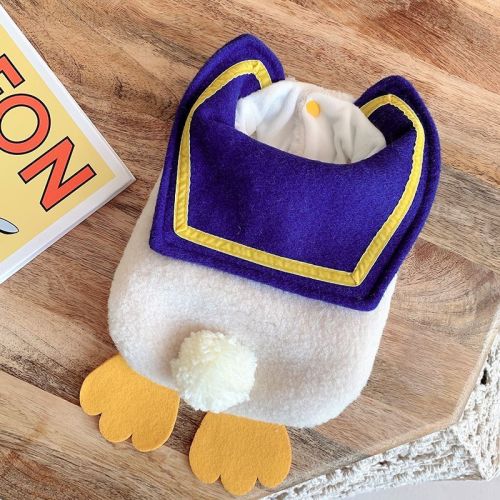 Dog clothes big fat duck vest winter pet Teddy puppy small dog Bichon Pomegranate cat clothes autumn and winter