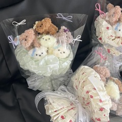 Chinese Valentine's Day gift dog repair bouquet creative twisted puppy doll to give girlfriend best friend birthday gift