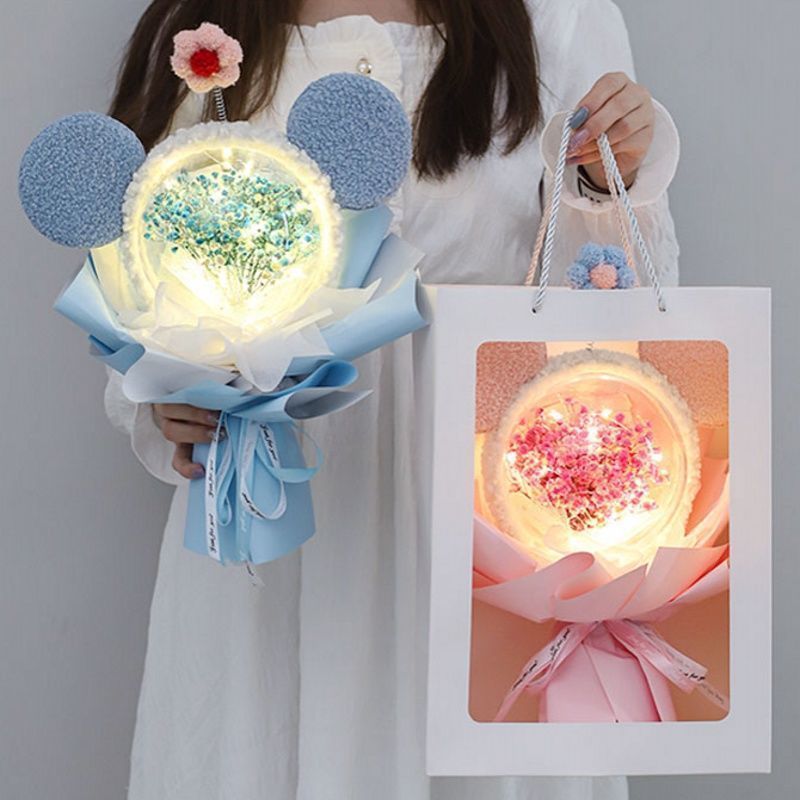Valentine's Day gifts full of starry sky, starry dailu bouquet birthday gifts for girls best friend girlfriend