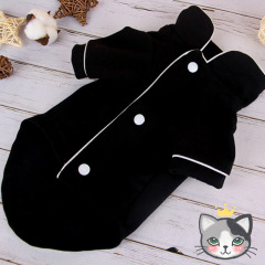 French pajamas pet puppy clothes Teddy VIP Bichon Bear Pomegranate cat clothing two-legged clothes spring and summer clothing