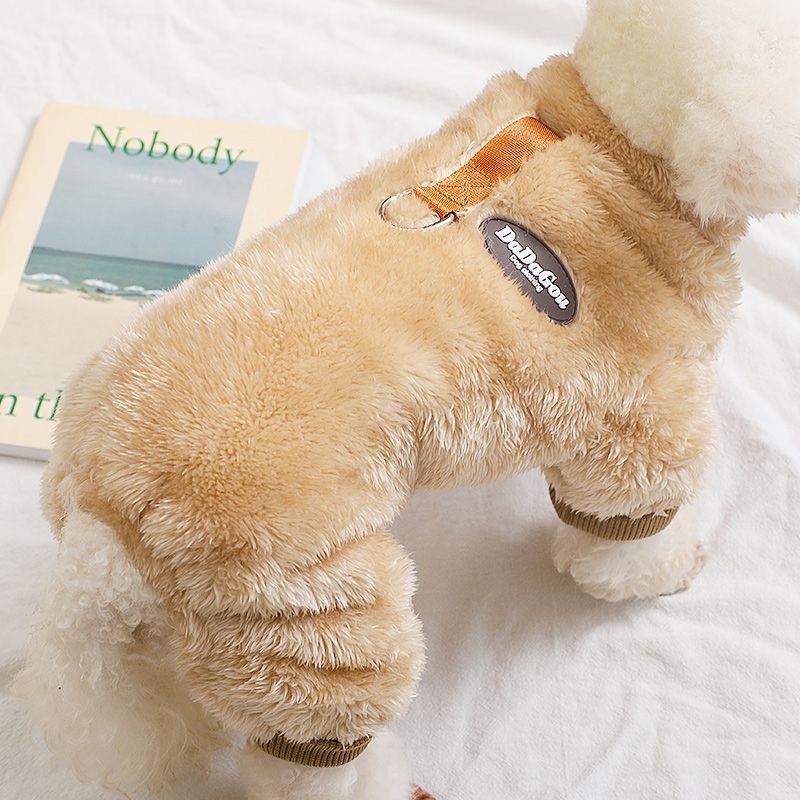Dog Clothes Teddy Bichon Pomeranian Small Dog Winter New Puppy Pet Four-legged Clothes Autumn and Winter
