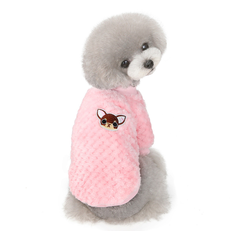 Pet clothing cat small dog clothes two-legged velvet clothes
