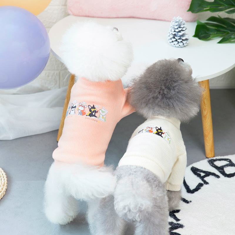 Pet clothing autumn and winter new dog clothes Teddy small dog pets