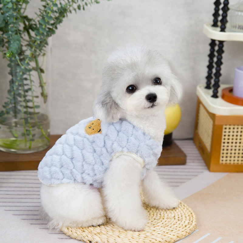 Pet dog clothes two legs fleece clothes