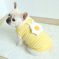 French Fighting Pocket Egg Vest Cute Cotton Fat Dog Clothes Garfield Corgi Indobago