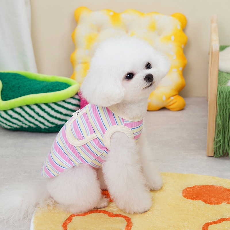 Pet Clothing New Products Spring and Summer Puppy Clothing Pet Supplies Teddy Schnauzer Pocket Vest