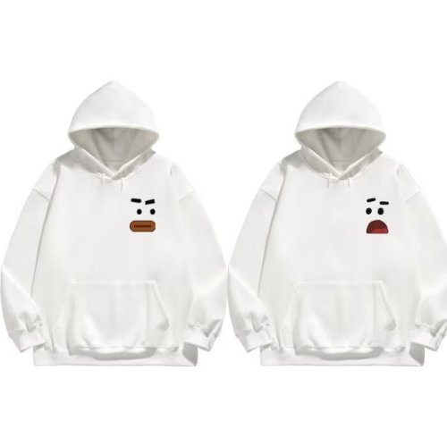 Harajuku Lazy Ins Japanese Fashion New Style Different Couple Sweatshirt Women's Hoodie Spring and Autumn Style Temperament