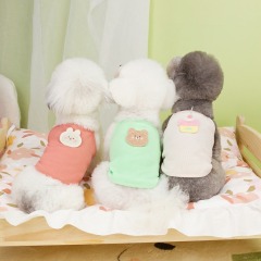 Pet Clothes Bichon Pomeranian Small Dog New Cat Vest Dog Summer Thin Cake Bear Sling