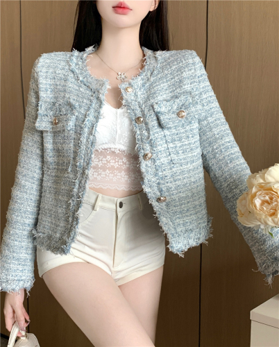 Short jacket for women's design and autumn new style French celebrity high-end temperament top