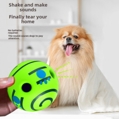 Dog toys rolling sound ball self-soothing ball silly smirking ball teeth moistening ball resistant to bite ball pet sound ball