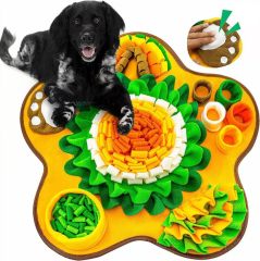 Pet sniffing pad indoor walking dogs, cats, foraging toys, dogs, unzipping puzzle, scavenger hunting game, slow food pad