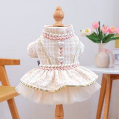 Pet clothes dog cat wheat ears fragrant style skirt