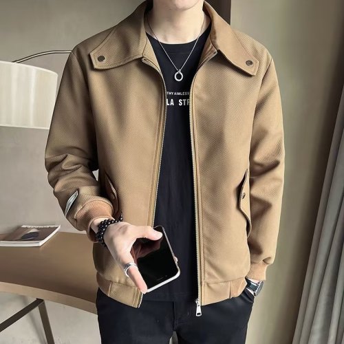 Sexy jacket men's spring and autumn Korean style trendy casual work jacket men's new high-end top