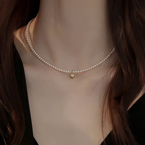 Pearl necklace for women with light luxury temperament and high-end clavicle chain for new popular niche necklace