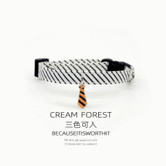 Cat tie bow tie gentleman cool style simple small dog dog pet necklace