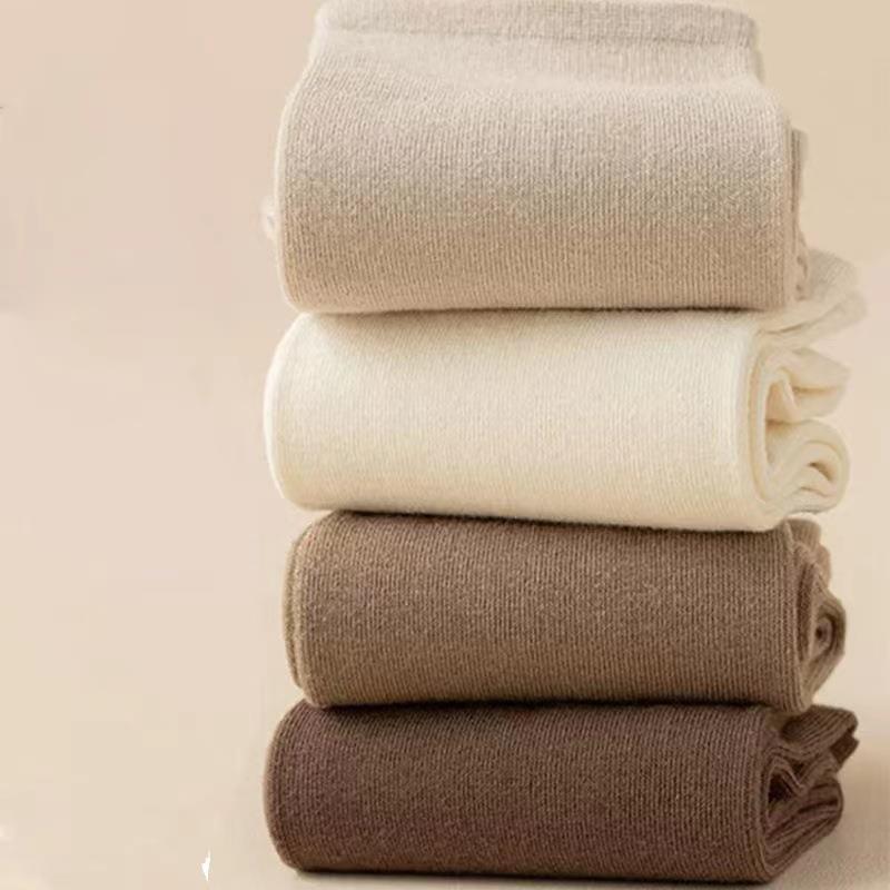 Stockings, middle stockings, women's socks, Japanese stacked socks, confinement socks, women's stockings, pure loose socks, pure cotton socks