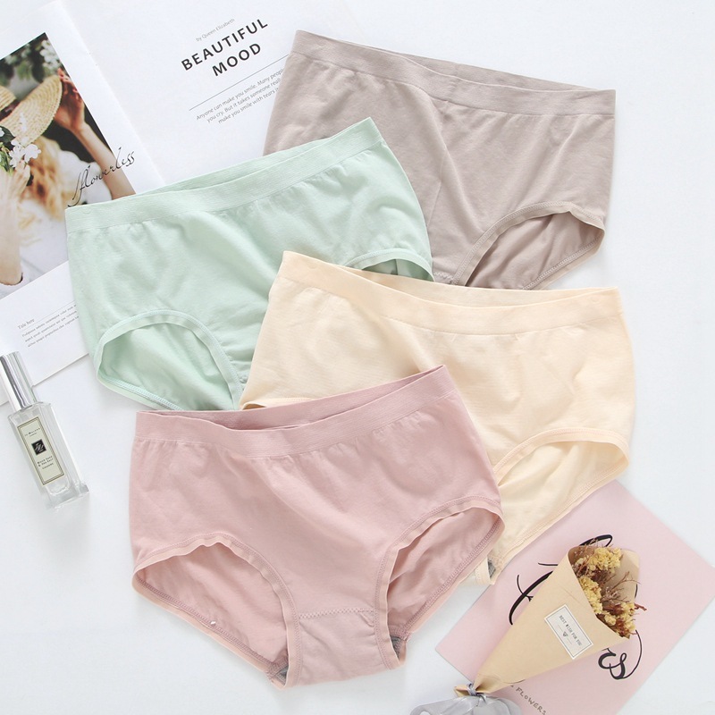 Graphene Underwear Silver Box 1.0 Seamless Women's Seamless Butt Lifting Moisture-wicking Pants Boxed Mid-Rise Briefs