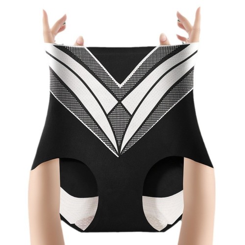 7A antibacterial body shaping and belly-tight underwear for women pure cotton crotch liquid double-layer hip lifting waist-tightening briefs fitness underwear