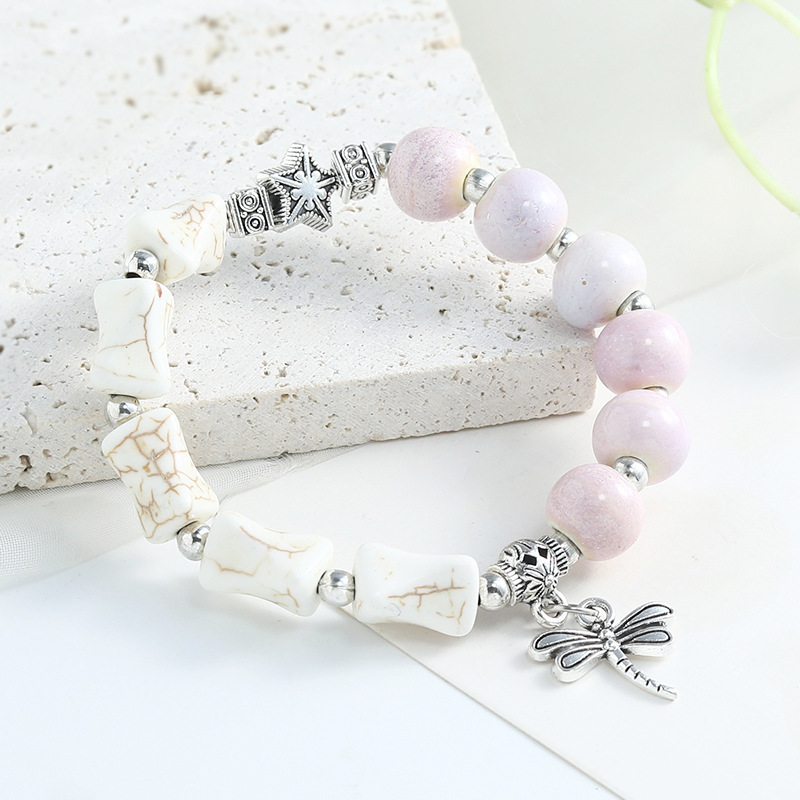 New Chinese style fashion bracelet for women beads niche ceramic retro temperament bracelet for small fresh jewelry wholesale