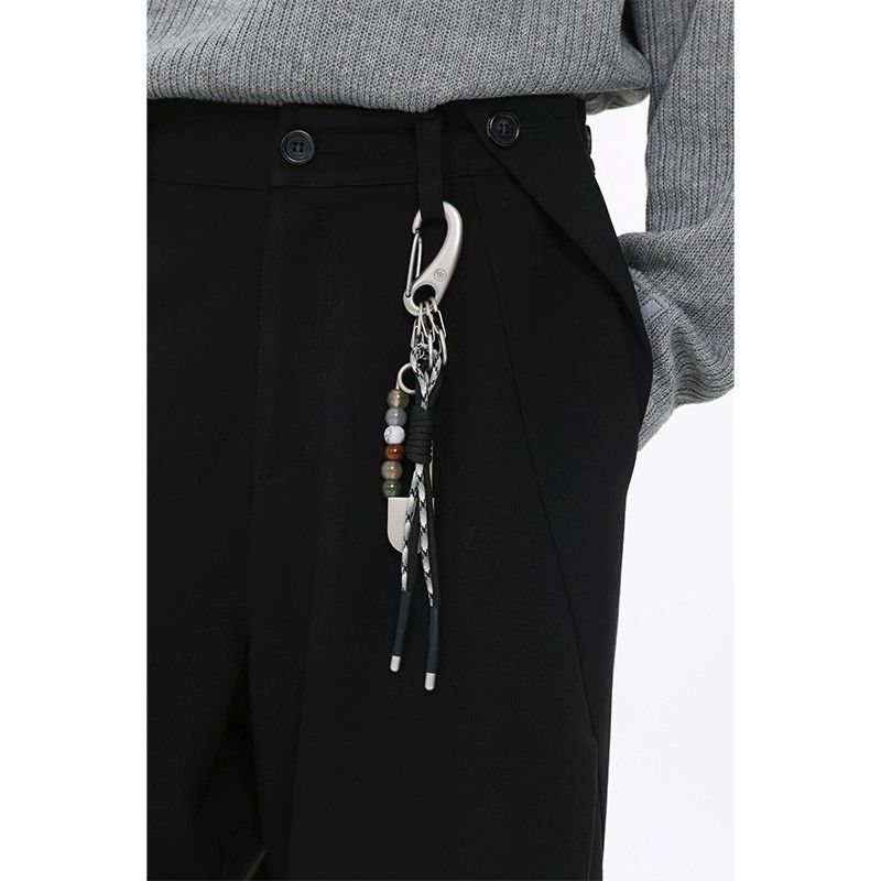 Niche trendy mold opening pin decorative pendant keychain