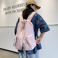 New Korean style simple backpack for girls large capacity student backpack for boys outdoor travel backpack wholesale