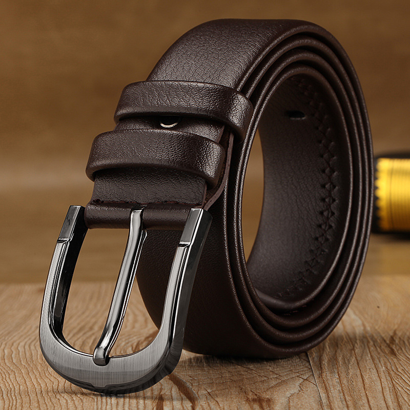 Simple hot style men's pin buckle belt Korean fashion casual belt men's belt belt