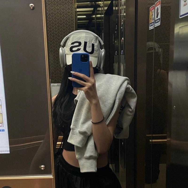 【2512 people collect】Korean US baseball hat women's summer niche and versatile hot skyline embroidery thin baseball hat couple casual trend