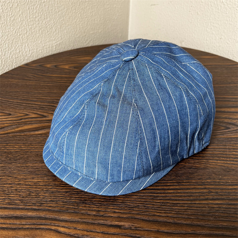 Amazon's new newspaper boy hat British retro beret octagonal hat men and women's forward hat casual baseball cap