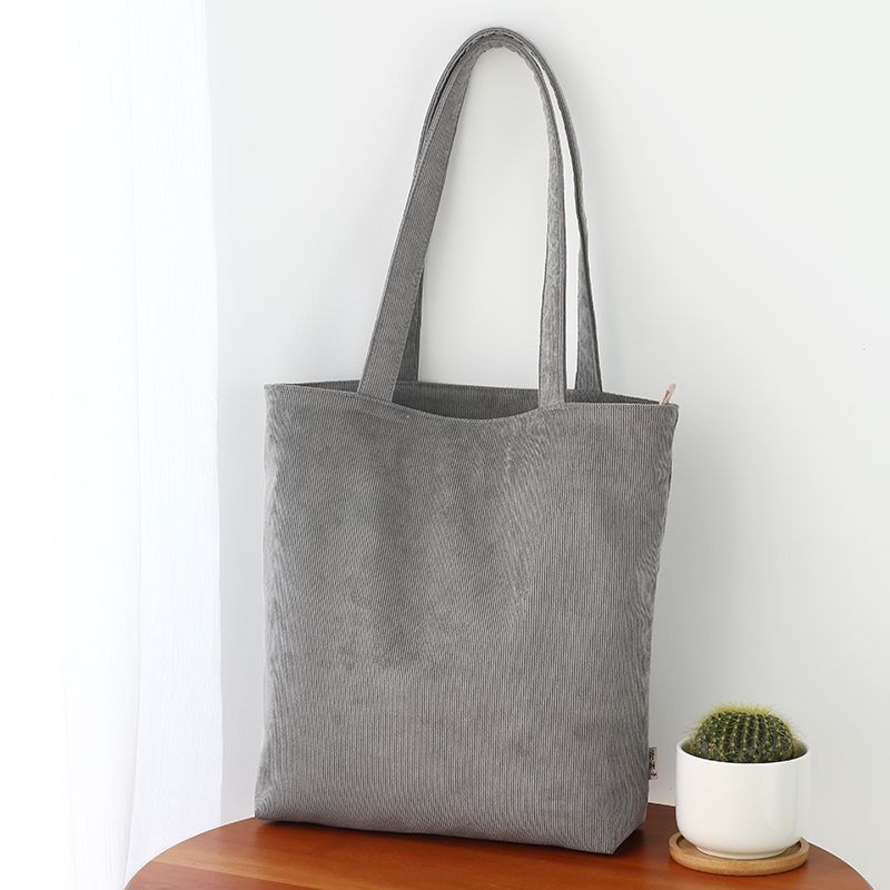 Cloth corduroy autumn and winter underarm bag work commuting bag tote bag shoulder bag casual cloth bag high-end bag