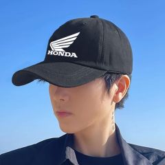 Honda motorcycle motorcycle logo baseball cap men custom hat honda factory team racing hat trendy duck tongue cap