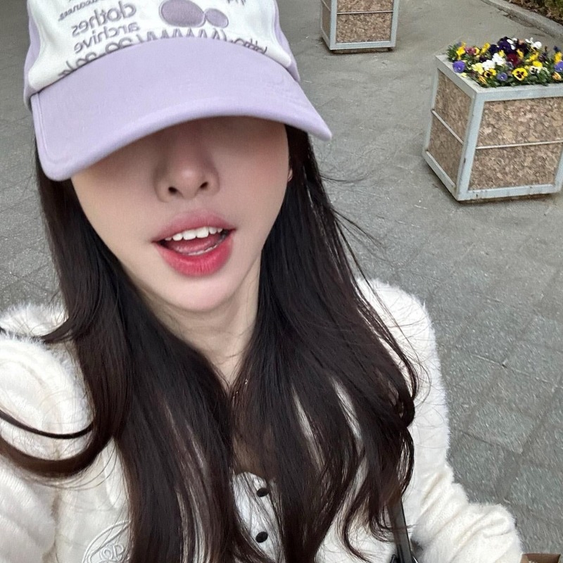 ~~~~~ Korean niche AEAE ins style men and women color-blocking letter embroidered baseball baseball cap