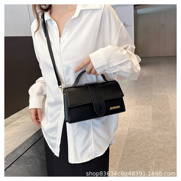 Cross-border wholesale European and American retro handheld small square bag new one-shoulder armpit bag fashionable versatile crossbody bag
