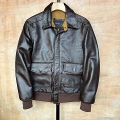 【4021 people collection】Special clearance of air force pilot leather jacket, pure top layer cowhide genuine leather jacket, men's flight suit, large size jacket