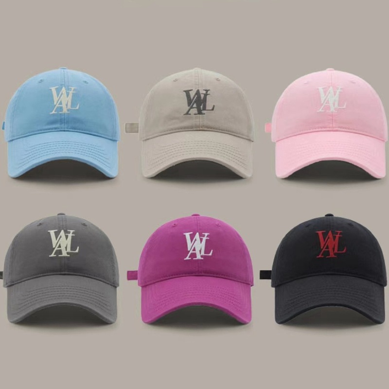 New fashion brand English embroidered soft top baseball cap women's face small duckball cap men's big head circumference sun hat